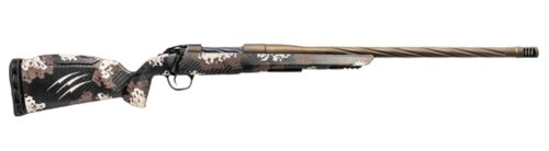 Fierce Firearms  Twisted Rage LR Full Size 7mm PRC 3+1 20" Smoked Bronze Cerakote Match Grade/Spiral Threaded Stainless Steel Barrel, Drilled & Tapped Receiver, Desert Shadow Camo Push Button Adj Comb