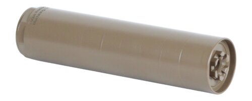 Fuqua Precision Machining OM57TIFDE Ouch Mouse 5.7mm 1.23" Flat Dark Earth Titanium 1/2x28"