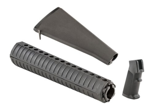 LUTH-AR FK-A2      COMPLETE A2 RIFLE FURN KIT BLK