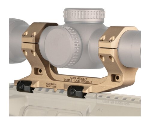 REPTILIA 100241 AUS 34MM OPTIC MOUNT 1.70" FDE