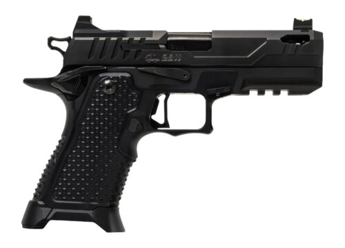 Oa Defense  2311 Pro Elite Compact Frame 9mm Luger 21+1 4.25" Ported Barrel, DLC Black Steel Optic Ready/Serrated Slide, Black Aluminum Frame w/Picatinny Rail, Black Aluminum Grip, Ambidextrous
