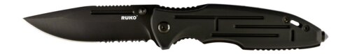RUKO RUK0153      440A 3-1/2"BLK ANODIZED FOLDING