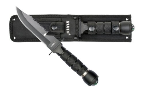 RUKO RUK0163      420J2 6"SURVIVAL FIXED W/COMPASS