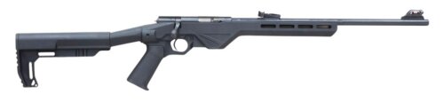 Citadel CIT22LRBLTBNT Trakr  22 LR 5+1 18" Matte Black Chrome Barrel & Drilled & Tapped Receiver, Black Tactical Synthetic Stock, Black Polymer Grip