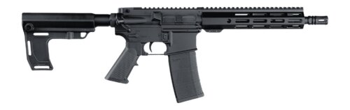 Andro Corp Industries 556103HBMPS ACI-15 Halo 5.56 NATO 30+1 10.30" Black Nitride Threaded Barrel, Black Anodized Aluminum Receiver w/Picatinny Rail, Black Polymer SBA3 Pistol Brace, A2 Grip, Ambidext