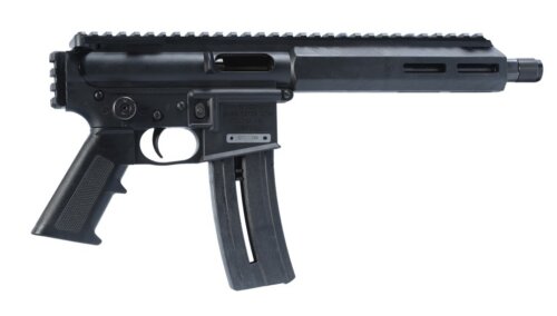 Mountain Bill Gun Lab MBGL-GOAT15-ATOM-1 Goat-15 Atom 22 LR 1 Shot 7.80" Black Oxide Threaded Barrel, Black Polymer Receiver w/Picatinny Rail, M-LOK Handguard, Black Polymer Grip