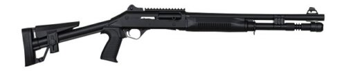 Panzer Arms PAM4TSSBSS M4 Semi-Auto 3" 5+1 18.50" Black Barrel, Black Aluminum Receiver w/Picatinny Rail, Black Skeleton Synthetic Stock & Grip