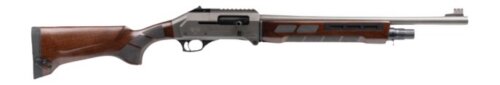 Panzer Arms PAFS1PROFSGREW FS1 Pro 12 Gauge Semi-Auto 3" 4+1 20" Black Shrouded Barrel, Disruptive Gray Cerakote Aluminum Receiver w/Picatinny Rail, Fixed Walnut Stock, Right Hand
