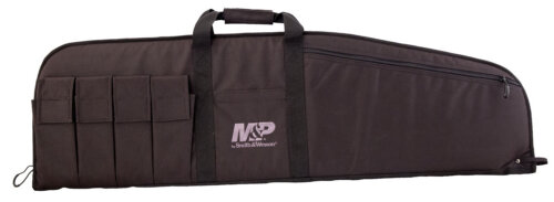 M&P Accessories 110015 Duty Series Medium Case Black Nylon Foam Padding