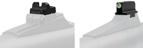 TruGlo TG231R1W Tritium Pro Black | Green Tritium White Outline Front Sight Green Tritium Rear Sight