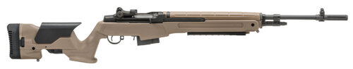 Springfield Armory MP9220 M1A Loaded Precision 308 Win 10+1 22" National Match Carbon Steel Barrel Black Parkerized Rec Flat Dark Earth Archangel Precision with Adjustable LOP & Comb Stock Right Hand