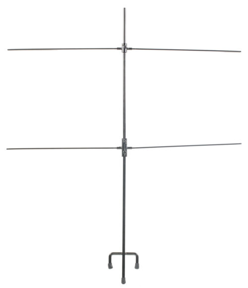 SME SMETGTST Double Paper Target Stand Black Steel Includes 8 Metal Clips