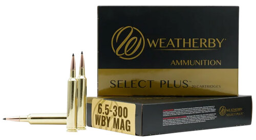 Weatherby B653127LRX Select Plus  6.5x300WthbyMag 127gr Barnes LRX Lead Free 20 Per Box/10 Case