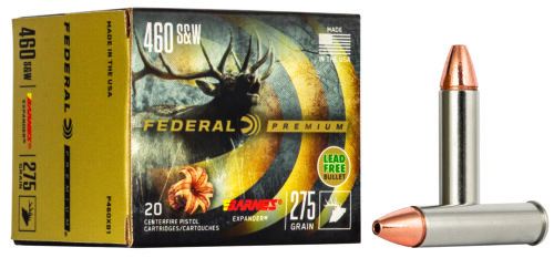 Federal P460XB1 Premium  460S&W Mag 275gr Barnes Expander BRX 20 Per Box/10 Case