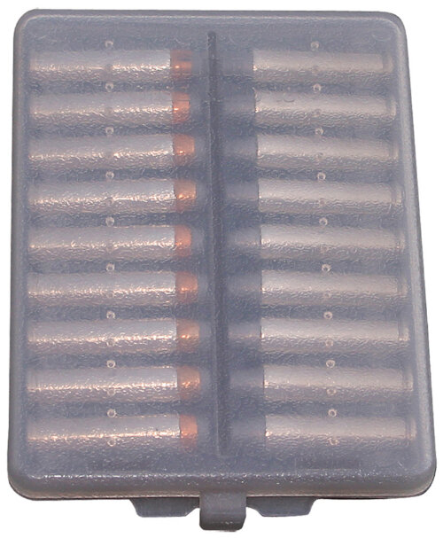 MTM Case-Gard W18941 Ammo Wallet  Handgun 380 ACP/9mm Luger 18rd Clear Smoke Polymer