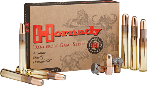 Hornady 82689 Dangerous Game  500NitroExpress 570gr DGX Bonded 20 Per Box/6 Case