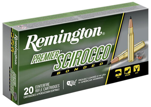 Remington Ammunition 29328 Premier Scirocco Bonded 30-06Springfield 180gr Swift Scirocco Bonded 20 Per Box/10 Case