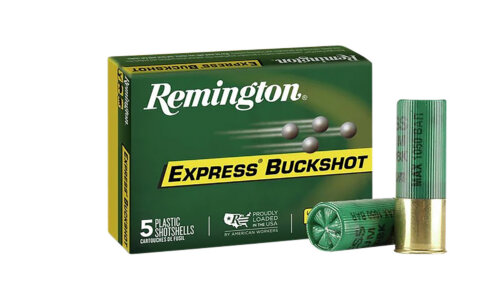 Remington Ammunition 20620 Express Buckshot 12Gauge 2.75" 00Buck Shot 5 Per Box/50 Case