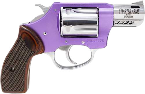 CHARTER ARMS COYOTE 380ACP PURPLE/SS 2" 5RD
