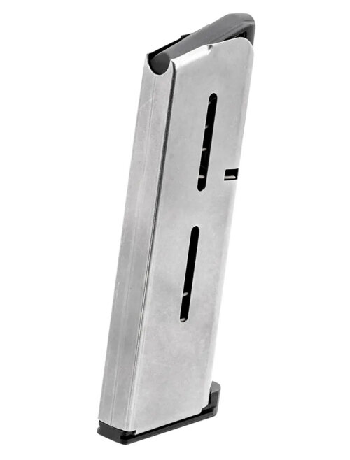 Wilson Combat 47OXCHV 1911  6rd Detachable w/ Lo-Profile Steel Floor Plate 45 ACP+P Stainless Steel