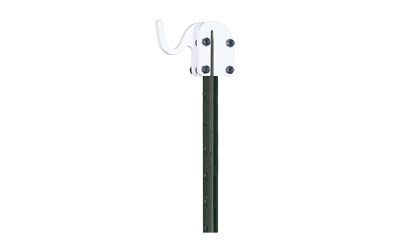 B/C T-POST TARGET HOOK WHITE