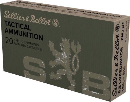 S&B 6.5CR 140GR FMJBT 20RD