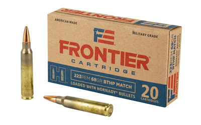 Hornady Frontier 223 Remington 68Gr HP Match
FR160