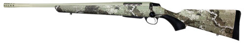 Tikka JRTXVA470 T3x Lite 7mm Rem Mag 3+1 24.30" Fluted/Threaded, Desert Verde Cerakote Barrel/Rec, Veil Alpine Synthetic Stock, Interchangeable Grip, Muzzle Brake Left Hand