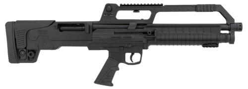 Escort HEBA20180001 BullTac SA 20 Gauge Semi-Auto 3" 5+1 18" Black Stainless Steel Barrel, Black Aluminum/Polymer Receiver w/Picatinny Rail, Black Bullpup Synthetic Stock, Black Grip