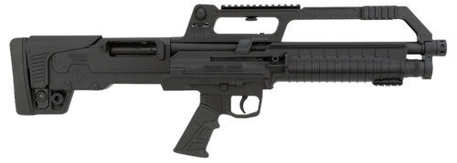 Escort HEBA41180001 BullTac SA 410 Gauge Semi-Auto 3" 5+1 18" Black Stainless Steel Barrel, Black Aluminum/Polymer Receiver w/Picatinny Rail, Black Bullpup Synthetic Stock, Black Grip