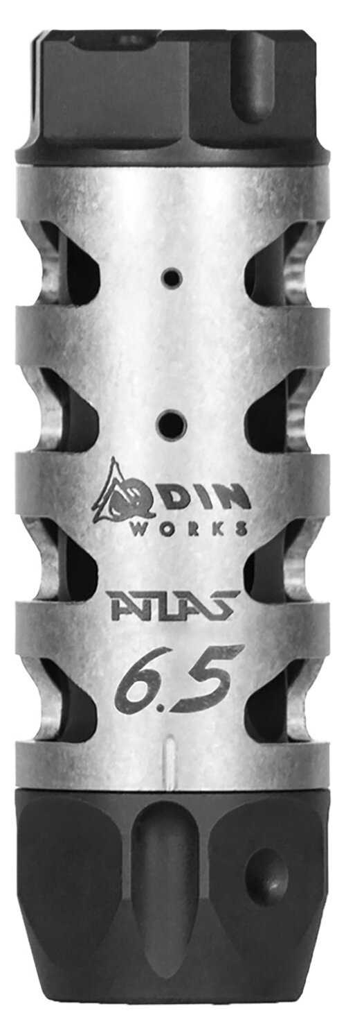 Odin Works MBATLAS65 Atlas Compensator 5/8-24 Threads 3" OAL 1" Diameter 6.5 Grendel