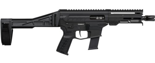CMMG 45A250F-AB Dissent MKG 45 ACP 13rd 6.50" 5.5"Proprietary Handguard 7075-T6 Aluminum CMMG Zeroed Grip