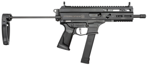 Grand Power 810091152867 Stribog SP9A3G 9mm Luger 8" Black PDW Tailhook Brace