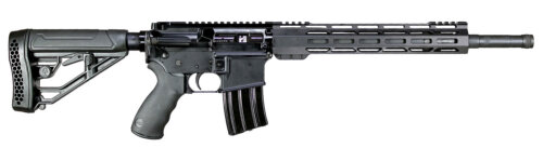 Alexander Arms RTA50ST Tactical  50 Beowulf 7+1 16.50" Threaded Barrel, Black Anodized Receiver w/Picatinny Rail, M-LOK Handguard, Black Synthetic Stock & Black A2 Grip
