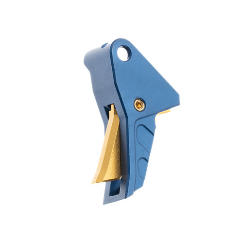 Tyrant CNC TDECHETRIGBLUE/GOLD I.T.T.S Trigger Blue/Gold Fits Springfield Echelon