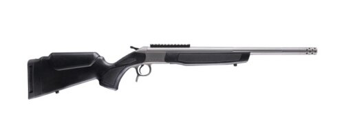 CVA CR4447S Scout Takedown 338 ARC Stainless Threaded Barrel & Receiver w/DuraSight Rail, Black Synthetic Stock