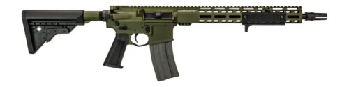 Griffin Armament MK1PATROLWHG-W MK1 Patrol 223 Wylde 30+1 14.50" Black Anodized Barrel, Warhawk Green Anodized Aluminum Receiver w/Picatinny Rail, M-LOK Handguard, Griffin Extreme Condition Black Poly