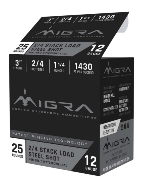 MIGRA M12AS24   12G 3"     2-4SHT 1.25       25/10