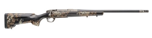 Bergara Rifles BPR38-7REM Premier Cima Pro 7mm Rem Mag 3+1 Carbon Fiber CURE Threaded Barrel, Titanium Cerakote Stainless Steel Drilled & Tapped Receiver, Fixed Carbon Fiber w/Brown & Tan Sponge Accen