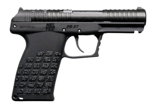Kel-Tec PR57BLK10 PR-5.7  Compact 5.7x28mm 10+1 4.64" Stainless Rotary Barrel, Black Oxide Steel Optic Ready/Serrated Slide, Black Polymer Frame w/Accessory Rail, Textured Grip