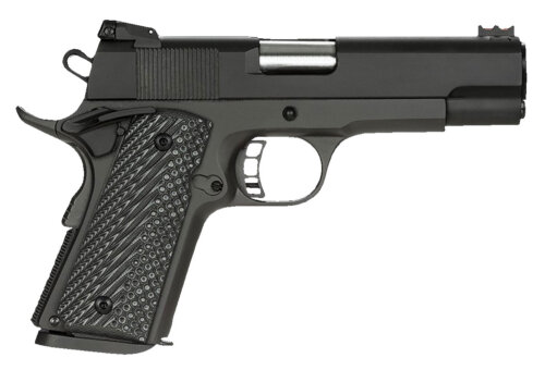Rock Island 51857 Rock Ultra CCO 45 ACP 7+1 4.20" Button-Rifled Barrel, Black Parkerized Serrated Steel Slide, Black Anodized Aluminum Frame w/Beavertail, G10 Tactical Grip, Right Hand