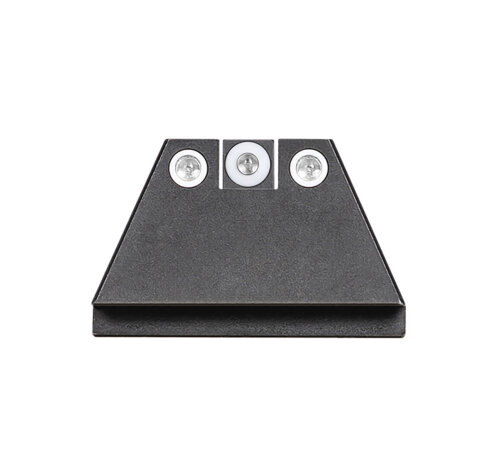 Night Fision GLK004003WGW Suppressor Height Sights For Glock  Green Tritium White Outline Front Sight-Green Tritium White Outline Rear Sight Glock 17/17L/19