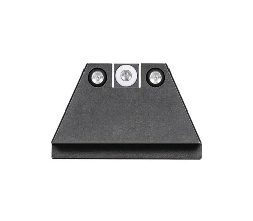 Night Fision GLK004003WGZ Suppressor Height Sights For Glock  Green Tritium White Outline Front Sight-Green Tritium Black Outline Rear Sight Glock 17/17L/19