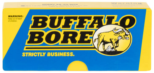 Buffalo Bore Ammunition 11C20 Heavy Strictly Business 38-55Win 255gr Semi Jacketed Flat Point 20 Per Box/12 Case