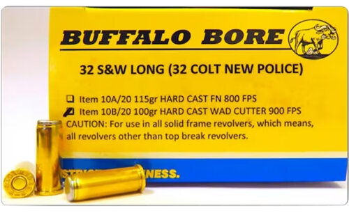 Buffalo Bore Ammunition 3G20 Buffalo-Barnes Strictly Business 45Colt +P 225gr Barnes VOR-TX XPB Lead Free 20 Per Box/12 Case
