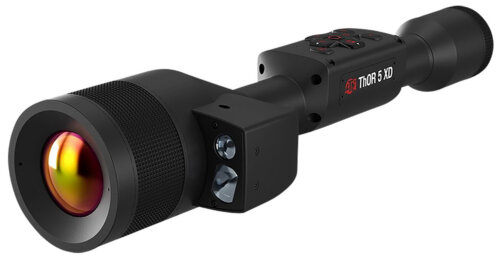 ATN TIWST51250LRF Thor 5 XD LRF Thermal Rifle Scope Black Anodized 2-20x Smart Mil Dot Reticle, Zoom. 1280x1024 12 Micron 60 fps