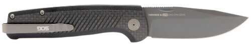 S.O.G SOGTM1006BX Terminus SJ LTE 2.90" Folding Plain Black TiNi S35VN SS Blade, Graphite Textured G10 Handle