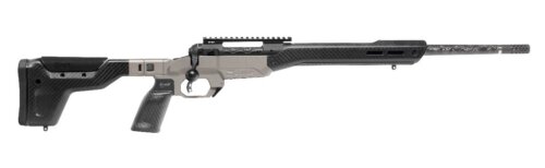 Savage Arms 33049 110 UltraLite Elite V2 Full Size 6.5 PRC 3+1 18" Carbon Fiber Threaded Barrel, Blackout Cerakote Stainless Steel Receiver w/Picatinny Rail, MDT HNT26 Carbon Fiber Chassis, Right Hand