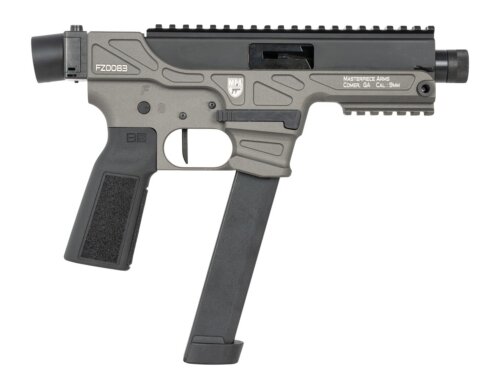 MasterPiece Arms 30K 30K  9mm Luger 30+1 4.50" Black Threaded Barrel, Aluminum Receiver w/Picatinny Rail, Black B5-P22 Grip