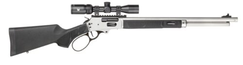 Smith & Wesson 14827 1854 Combo 45-70 Gov 6+1 20" Stainless Steel Threaded Barrel & Receiver w/Picatinny Rail, M-LOK Forend, Black Fixed Synthetic Stock, Vortex Crossfire HD 2-7x32mm Scope